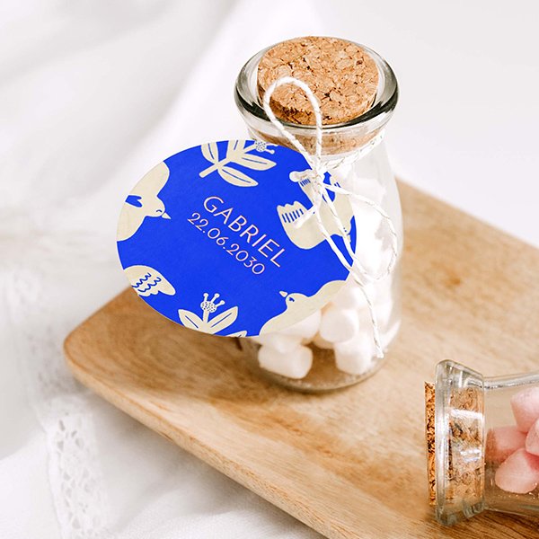 Runde Geschenkanhänger