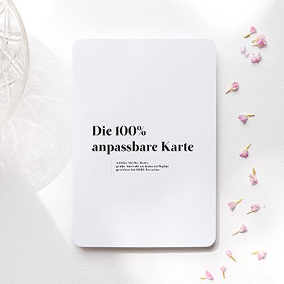 Maßgeschneidertes Design