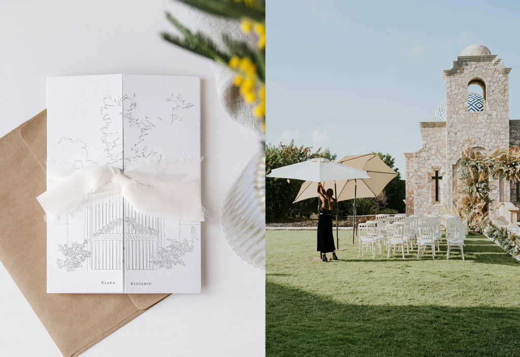 Einmalige Hochzeitspapeterie