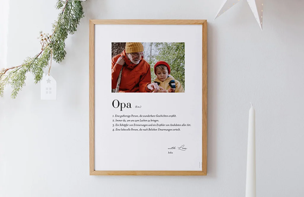 Poster mit Text