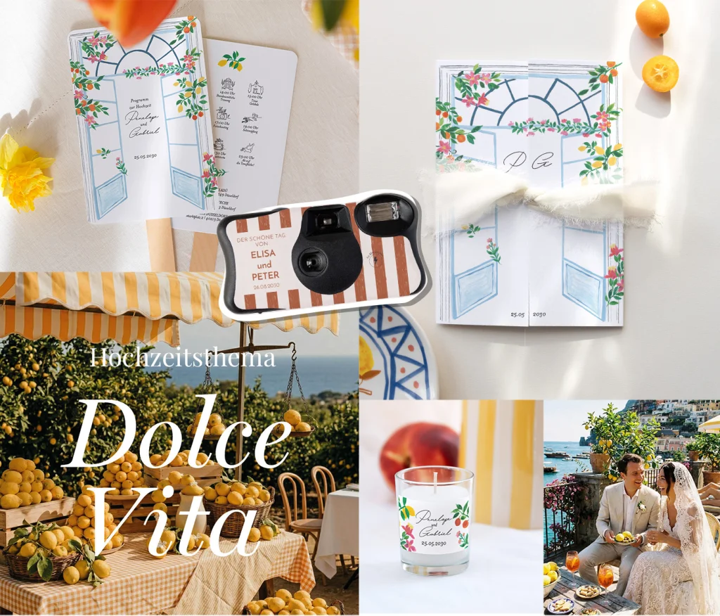 Hochzeit à la dolce vita