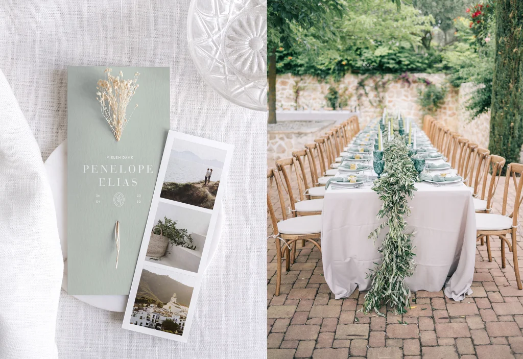 Einmalige Hochzeitspapeterie