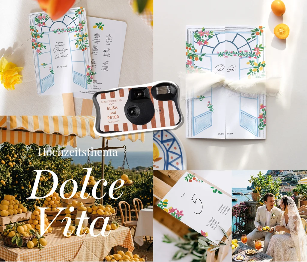 Hochzeit à la dolce vita