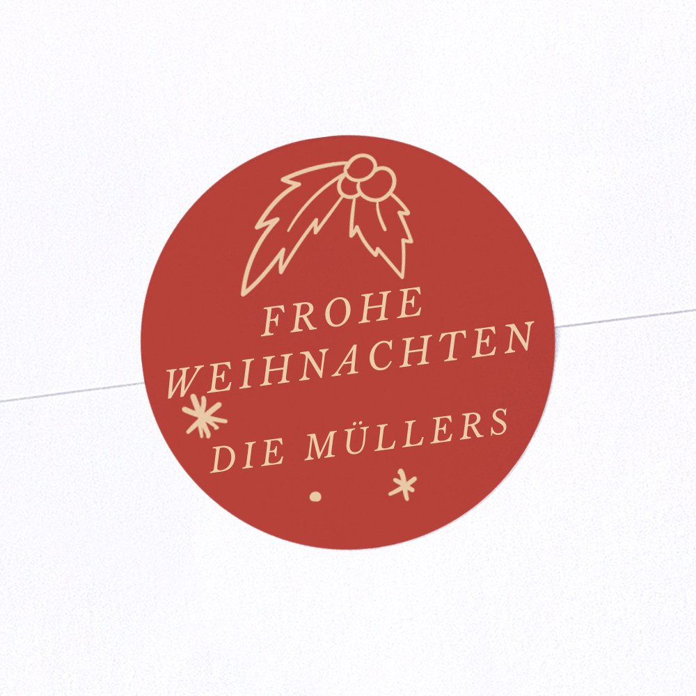 Samtroter Weihnachtsbaum