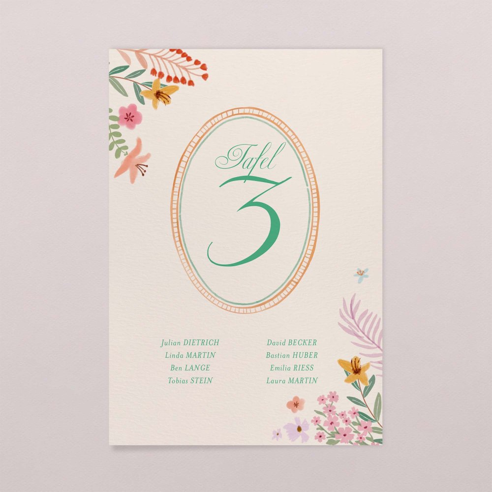 Pastel flowers