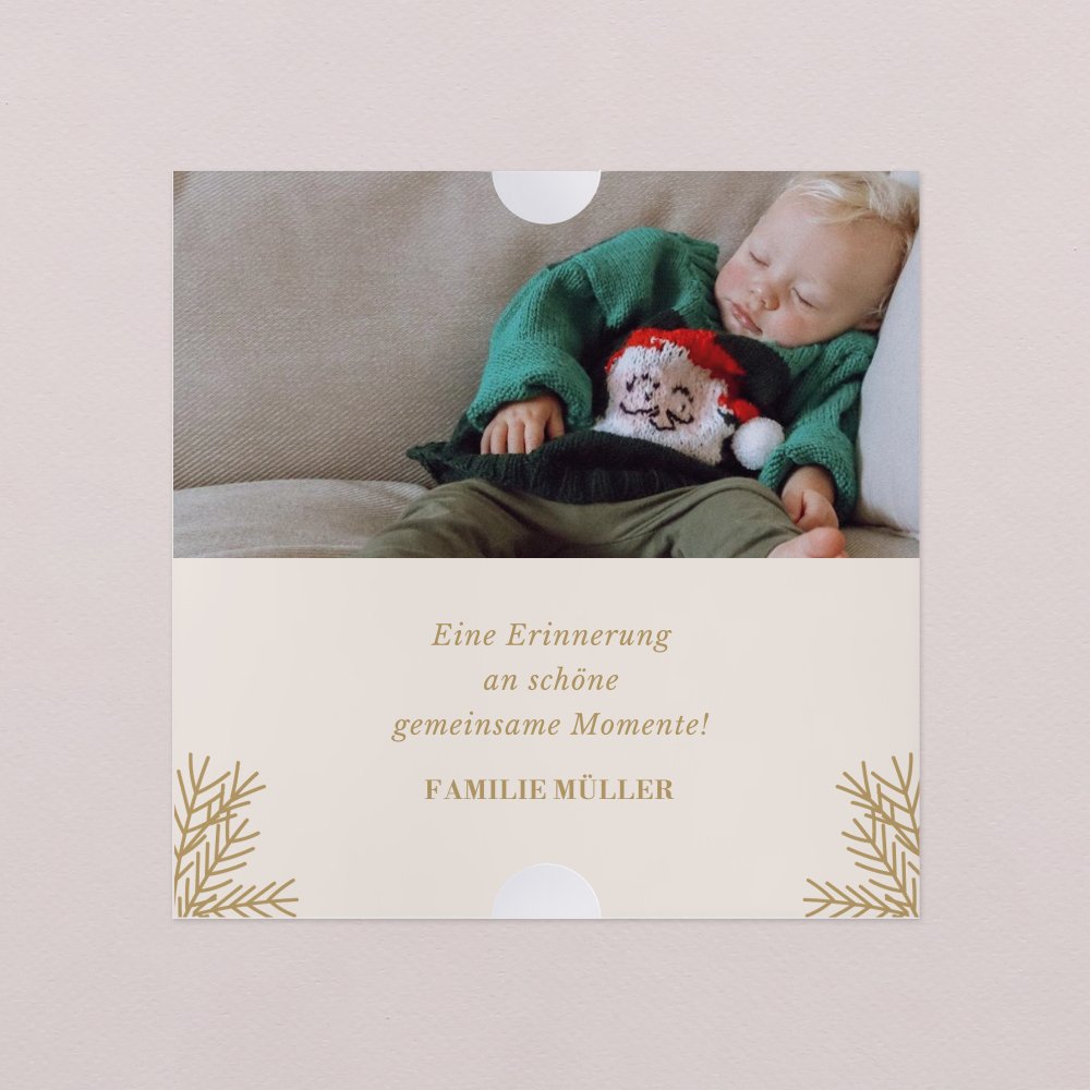 Christbaumkugel - Goldener Kranz