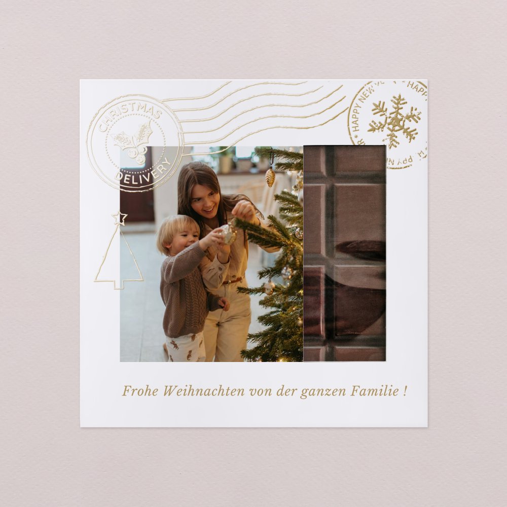 Postkarte II - Gold