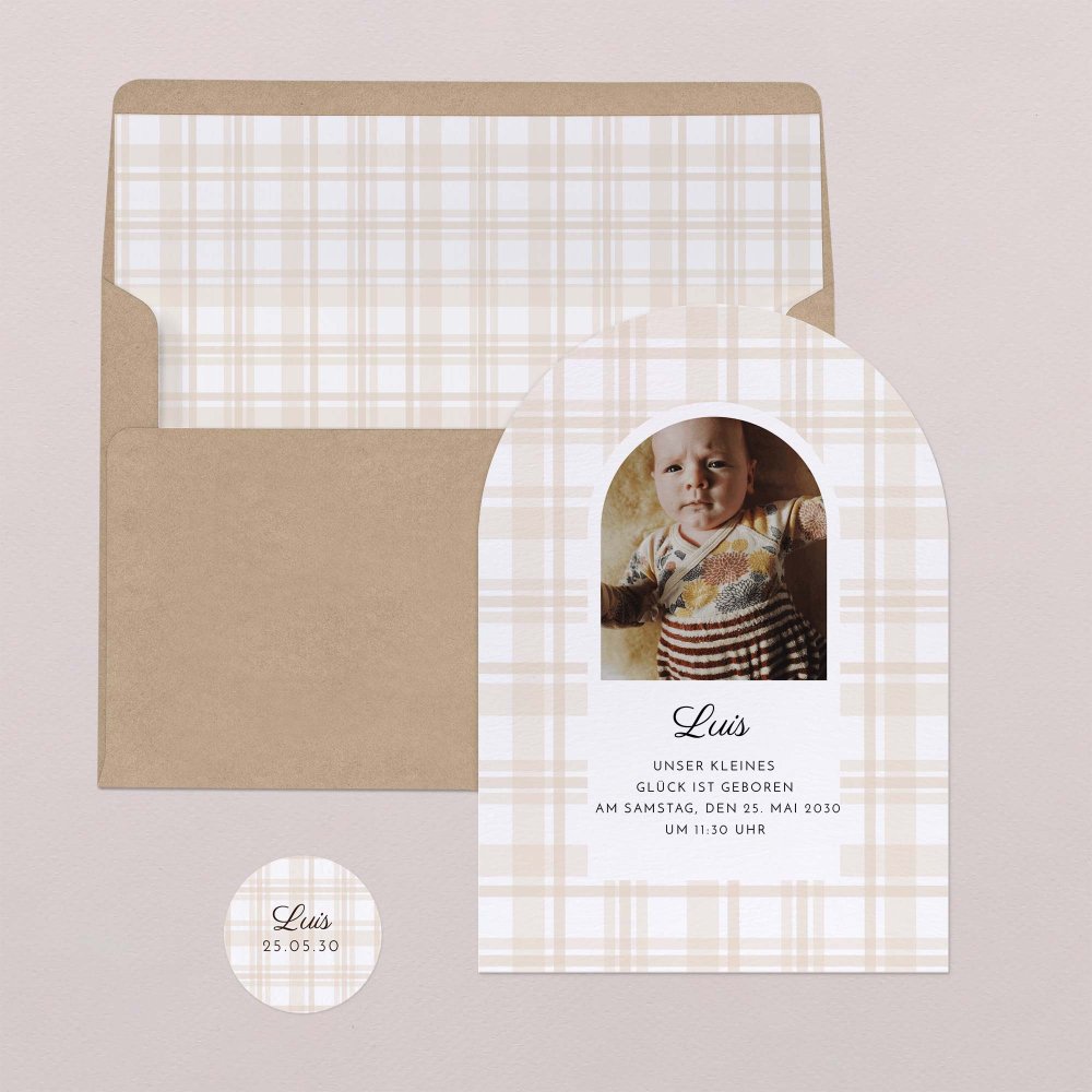 Beige Tartan