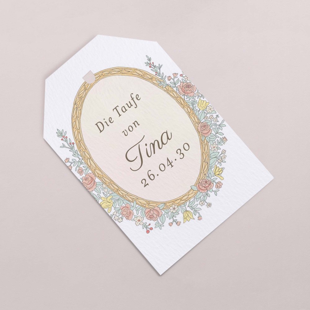 Mein erstes Porträt - rosa