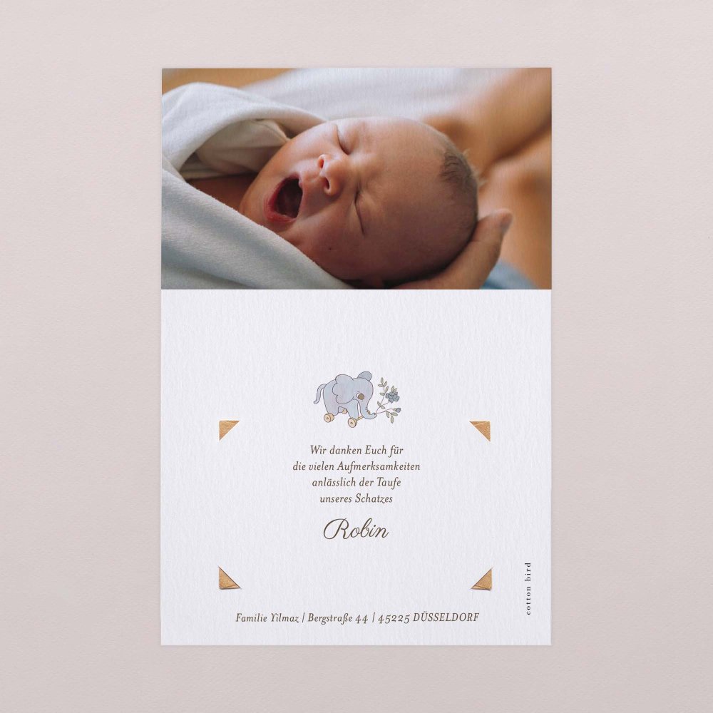 Mein erstes Porträt - blau