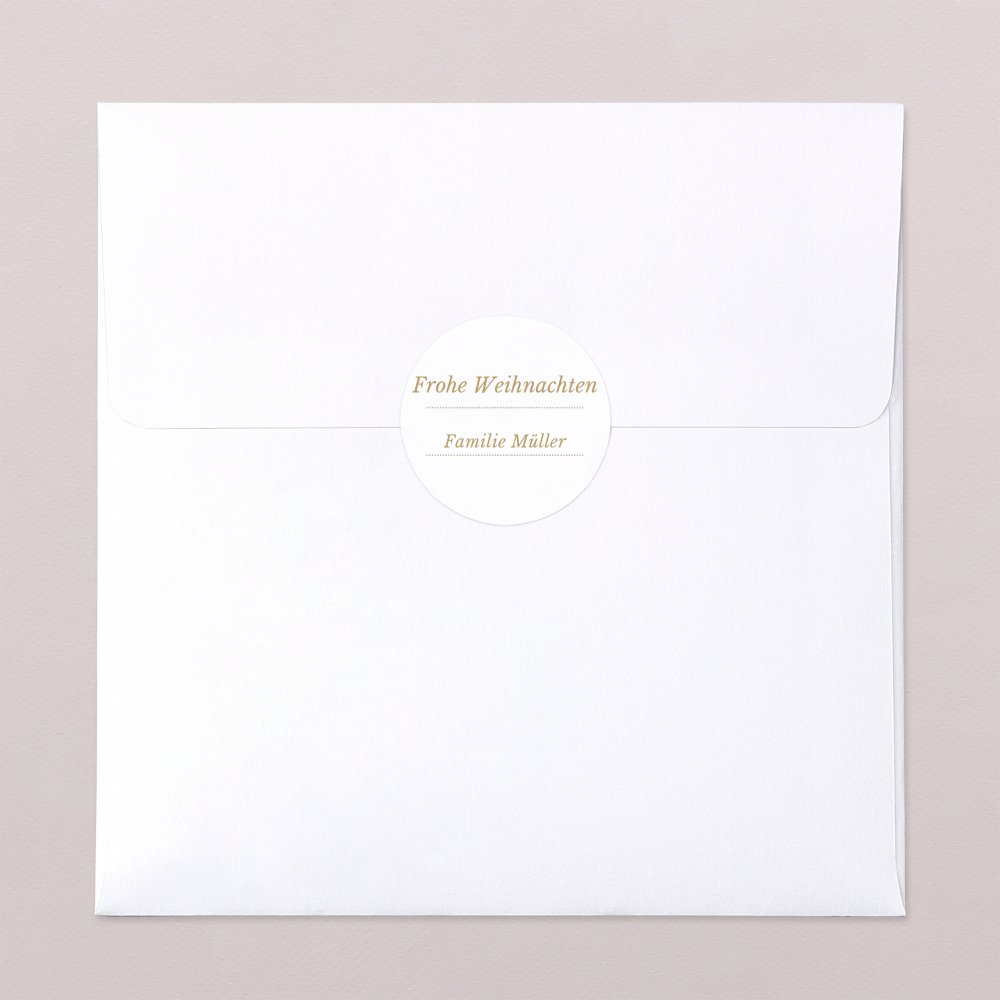 Postkarte II - Gold