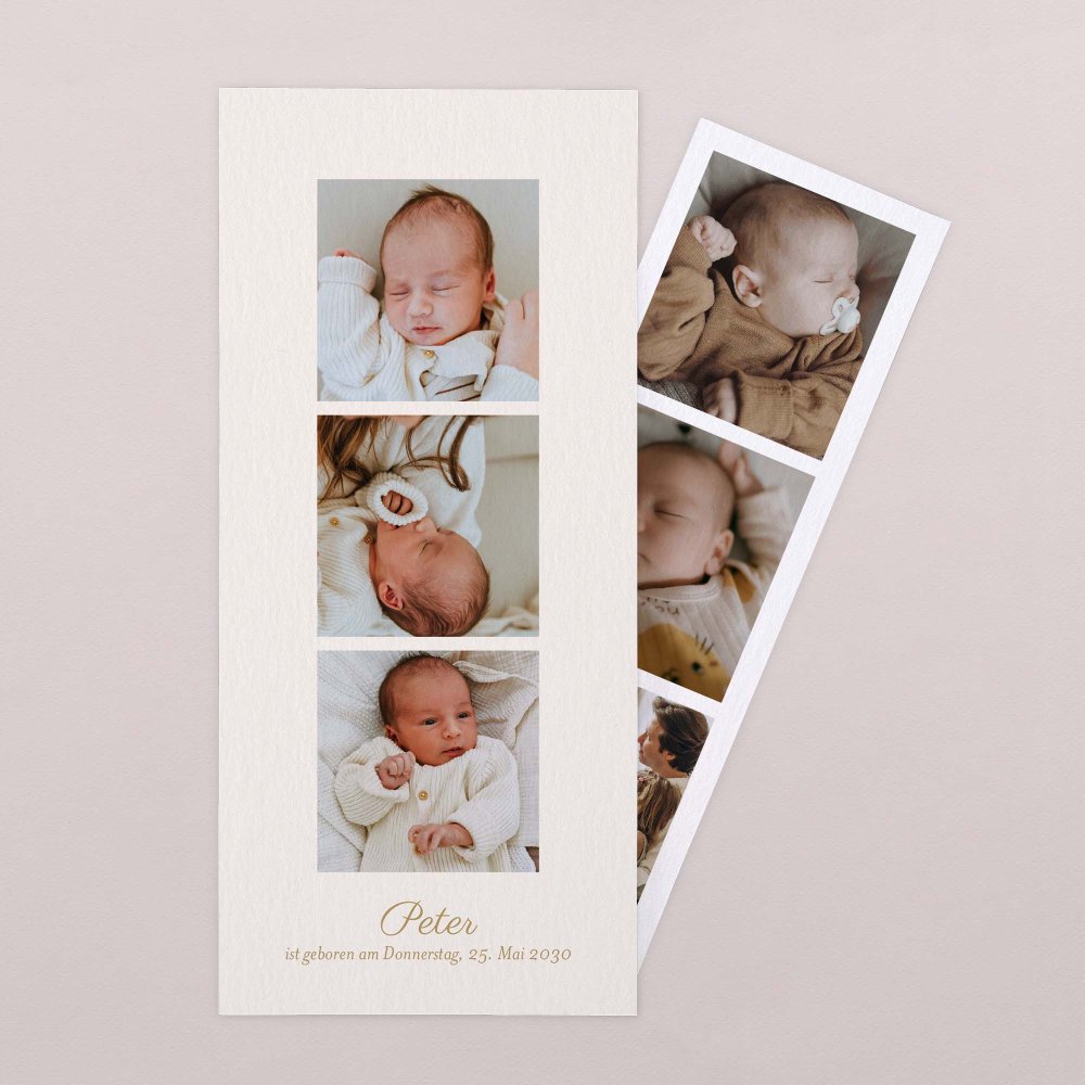 Fotostreifen - ocker