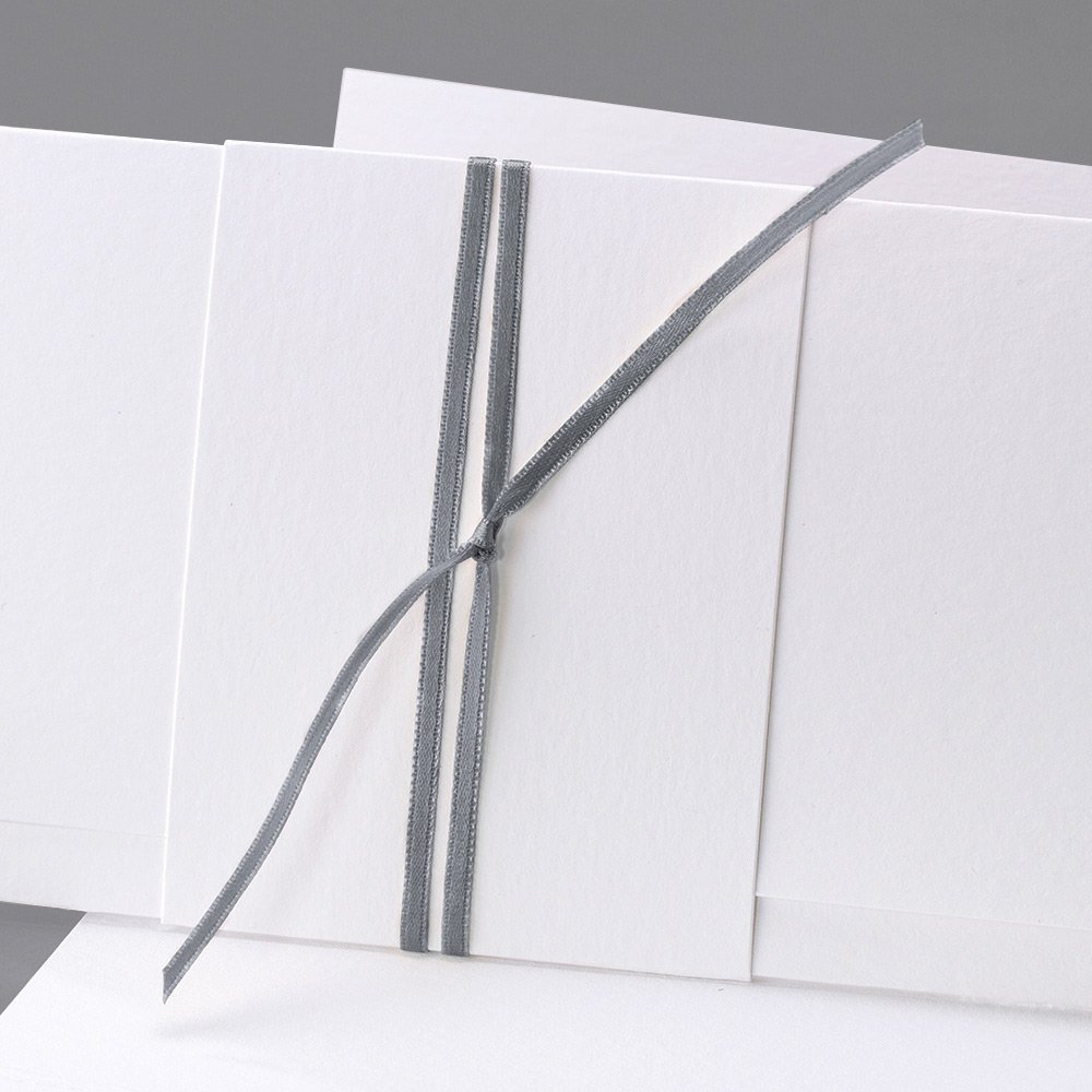 Satinband Dunkelgrau 90 cm