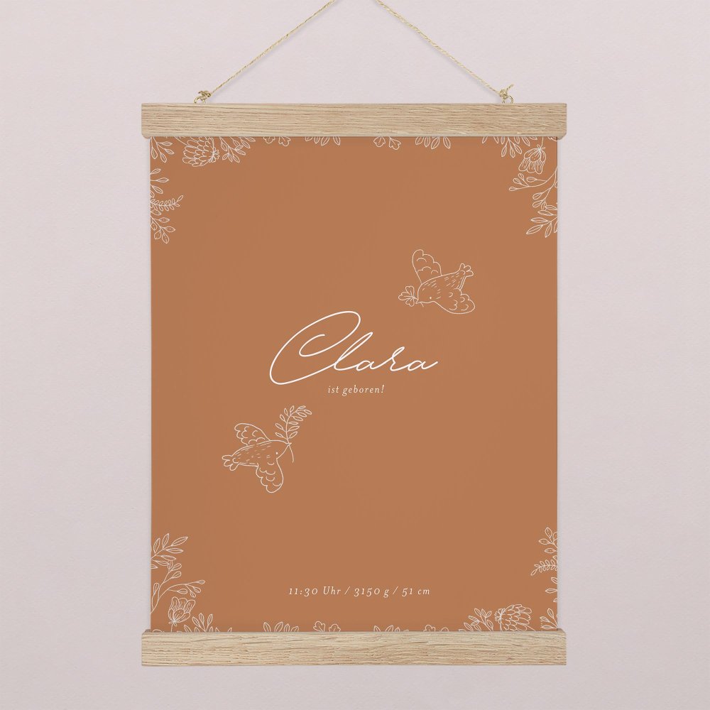 Vogelfamilie - Terracotta