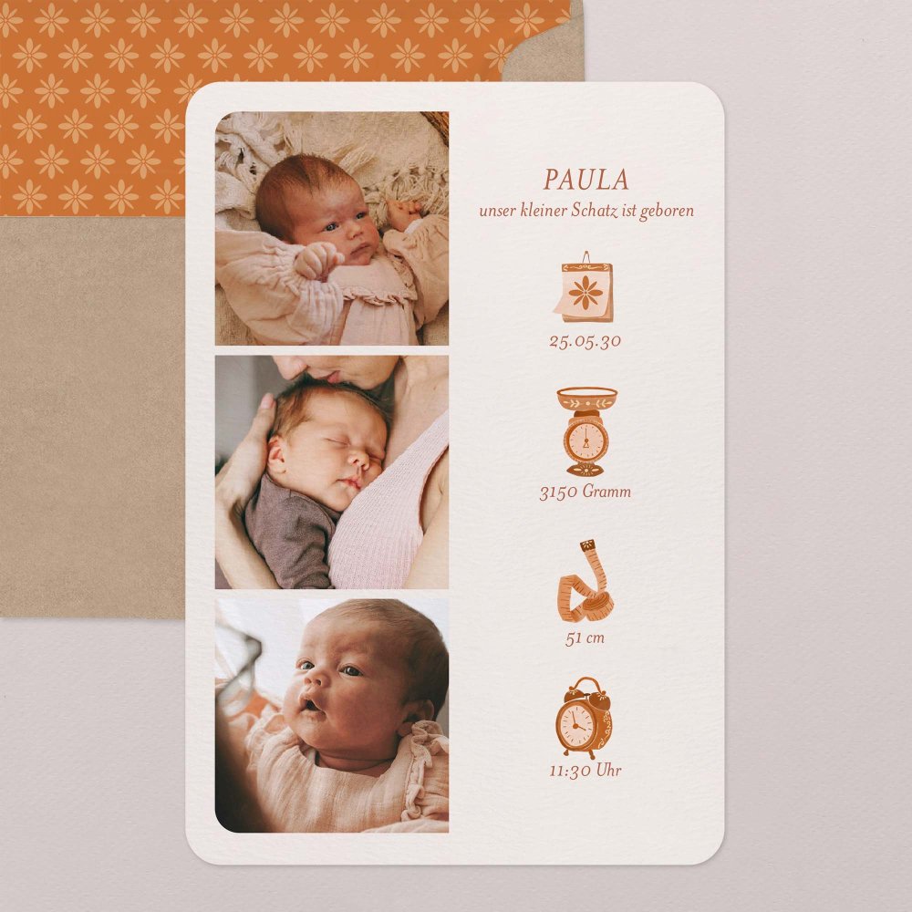 Fotostreifen-Terrakotta