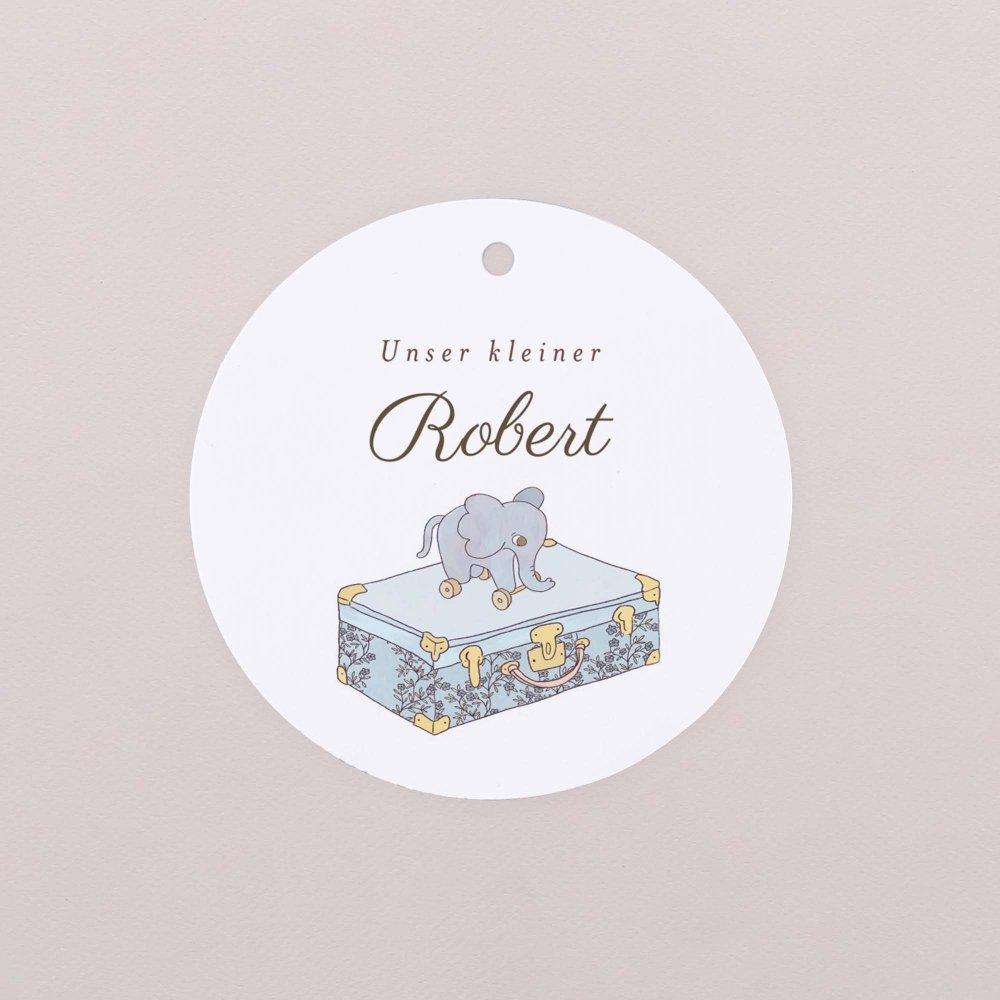 Mein erstes Porträt - blau