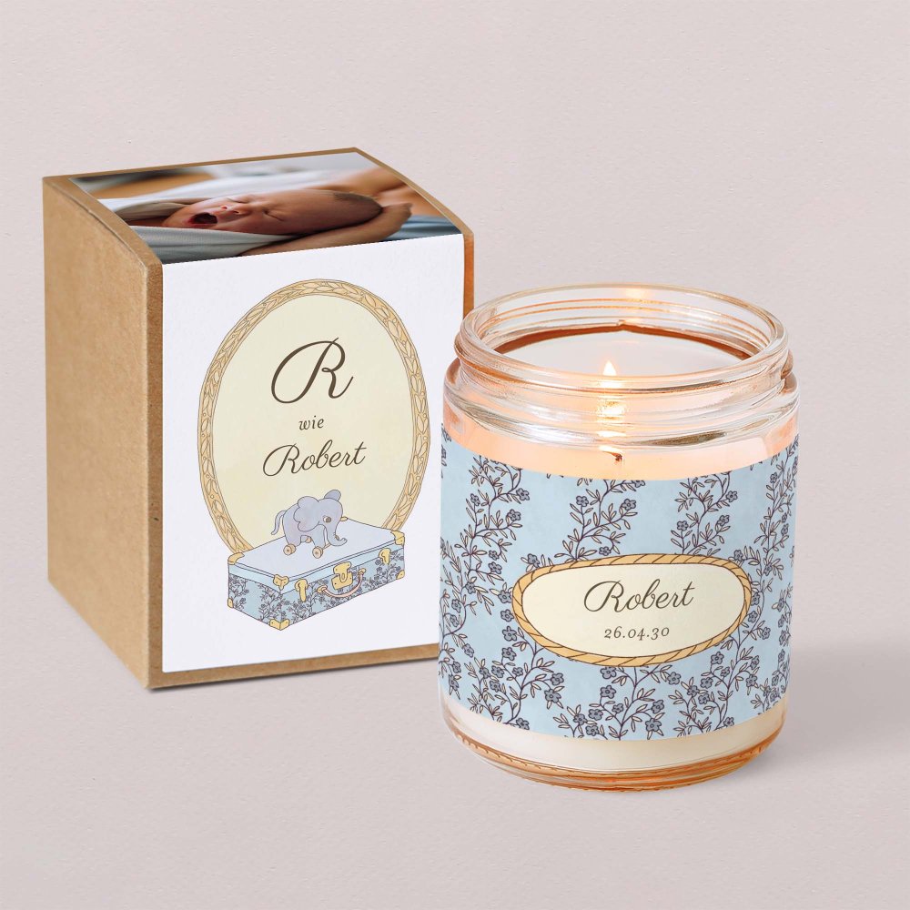 Mein erstes Porträt - blau