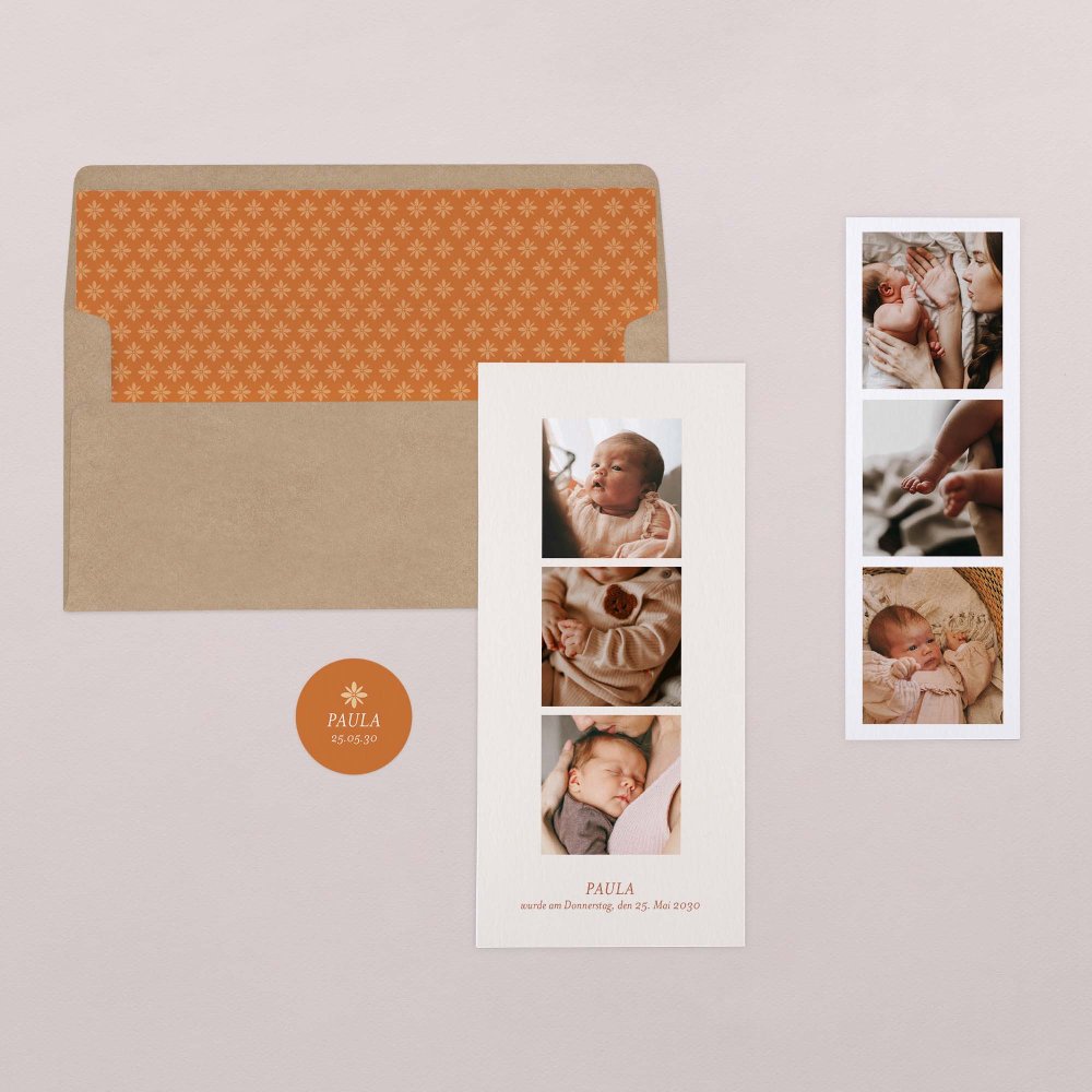 Fotostreifen-Terrakotta