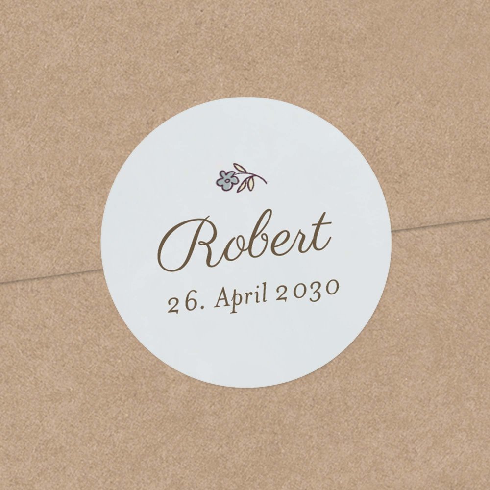 Mein erstes Porträt - blau