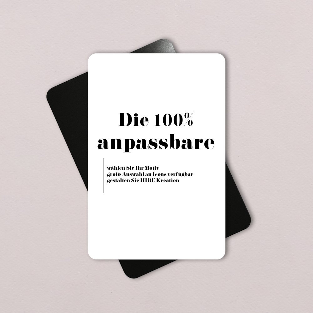 100% anpassbare Karte
