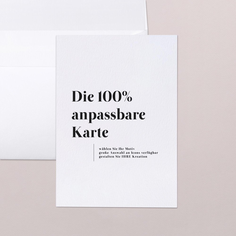 100% anpassbare Karte