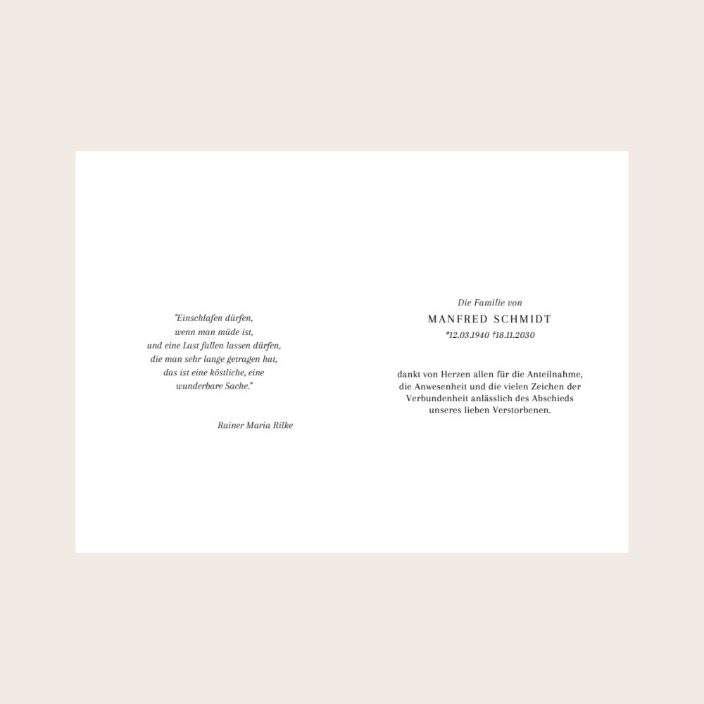 Minimalistischer Zweig