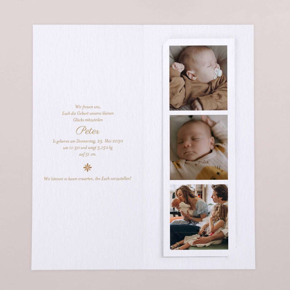 Fotostreifen - ocker