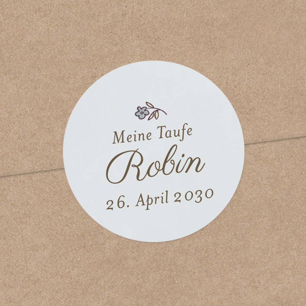 Mein erstes Porträt - blau