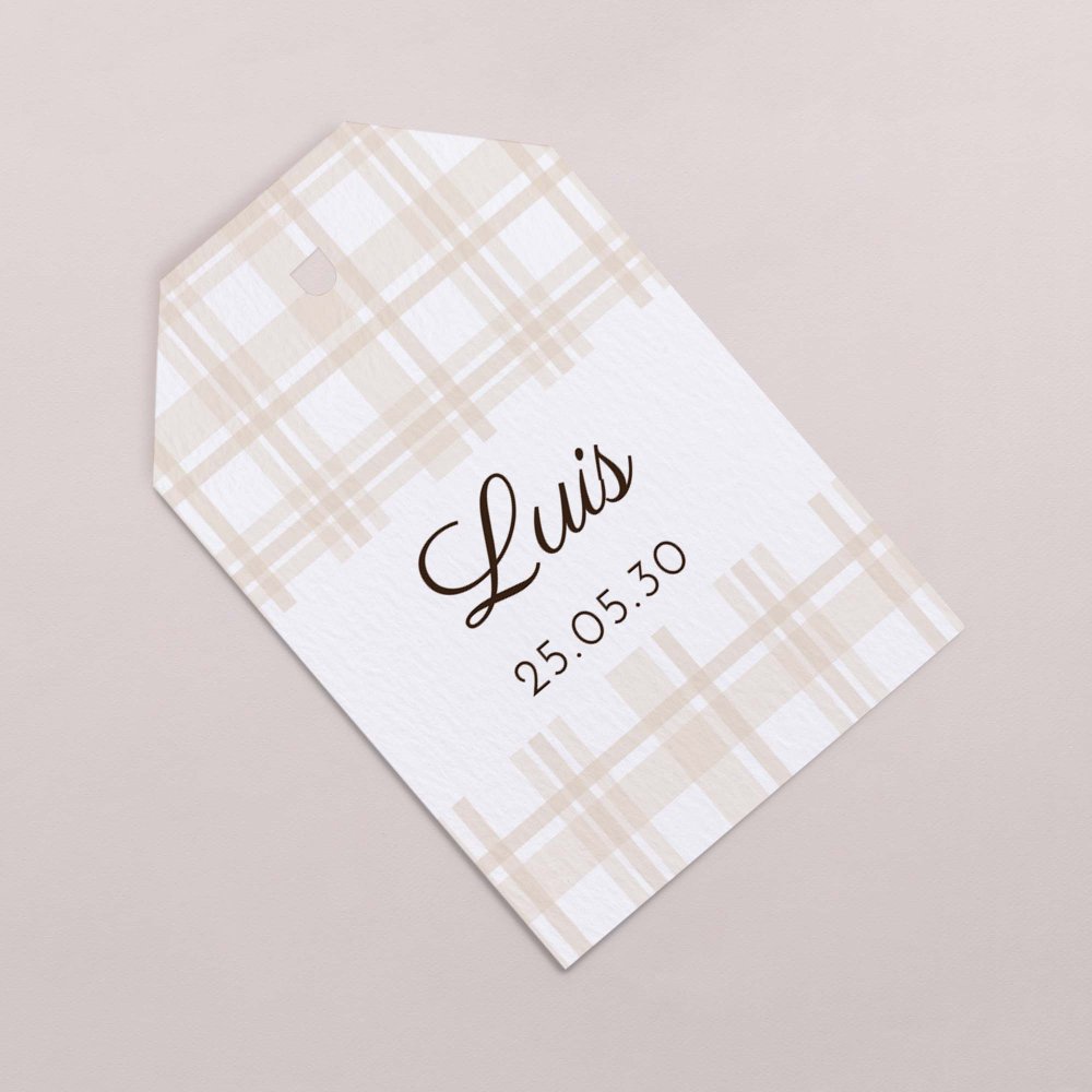 Beige Tartan