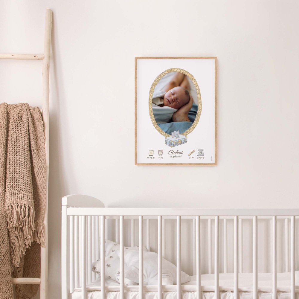 Mein erstes Porträt - blau