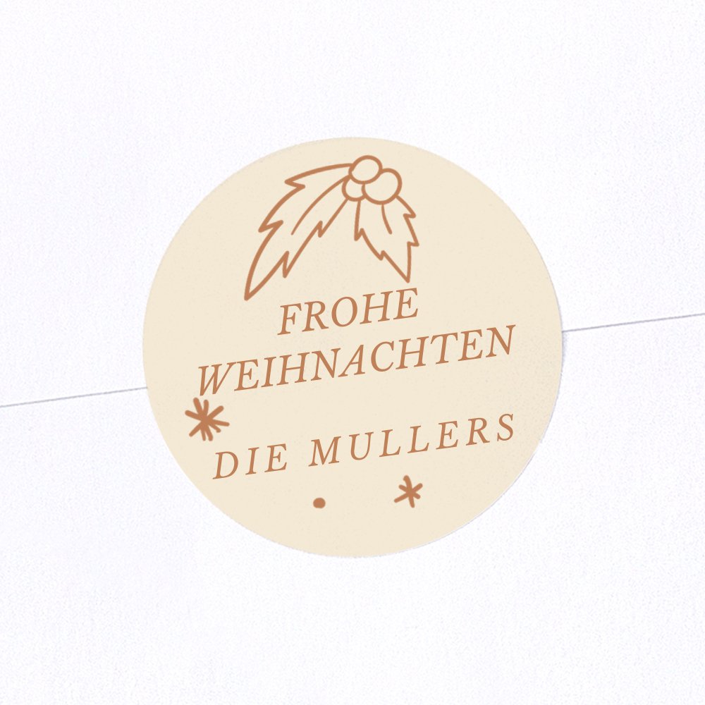Cremefarbener Weihnachtsbaum