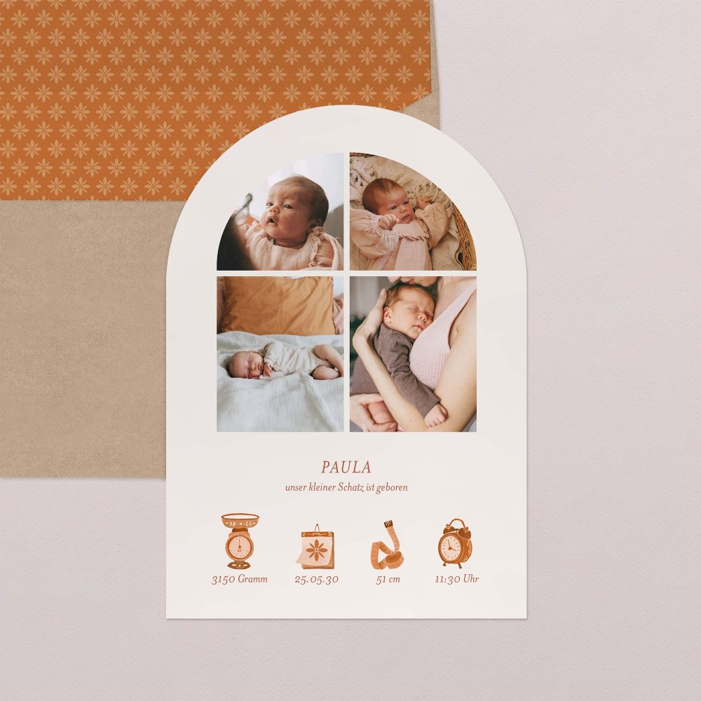 Fotostreifen-Terrakotta