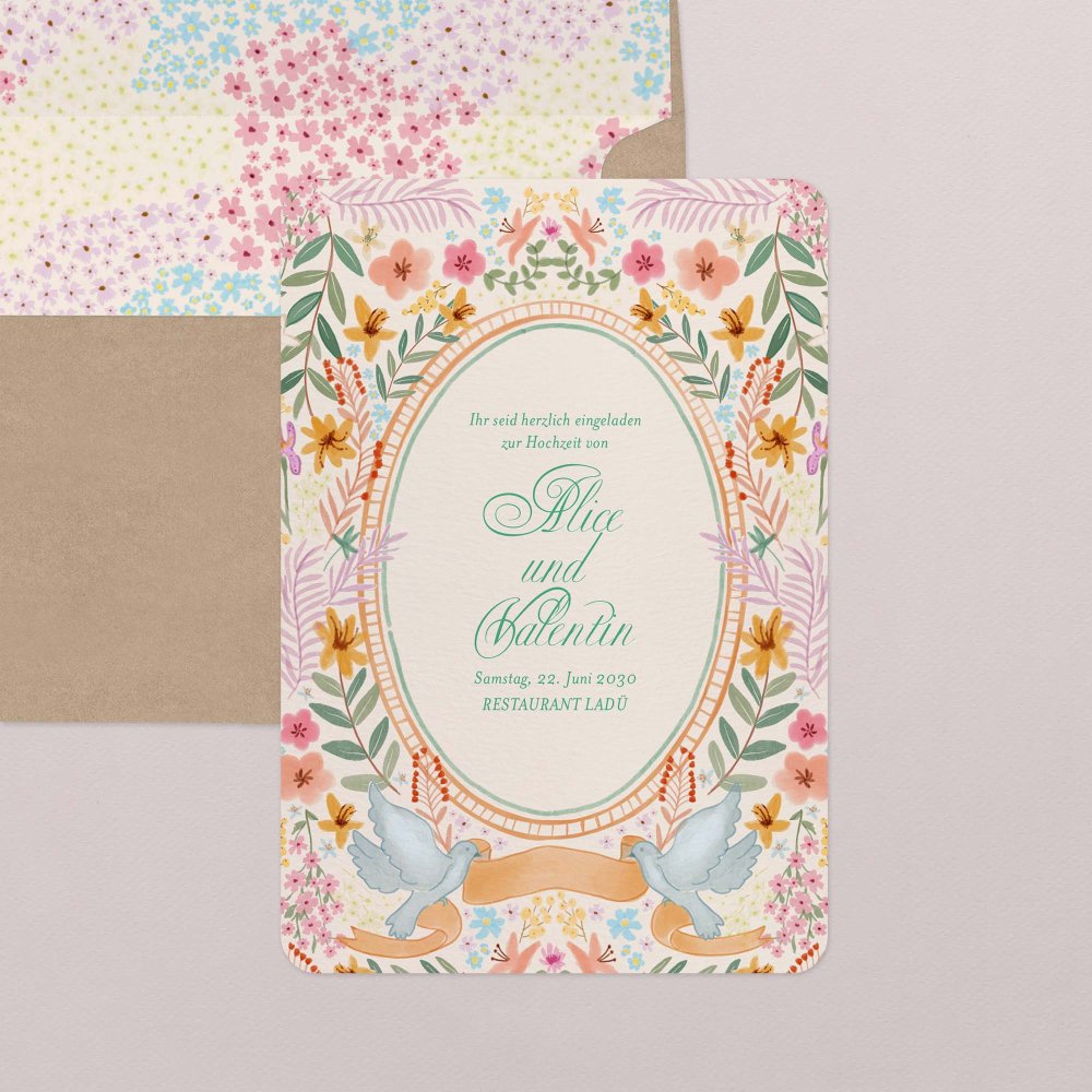Pastel flowers