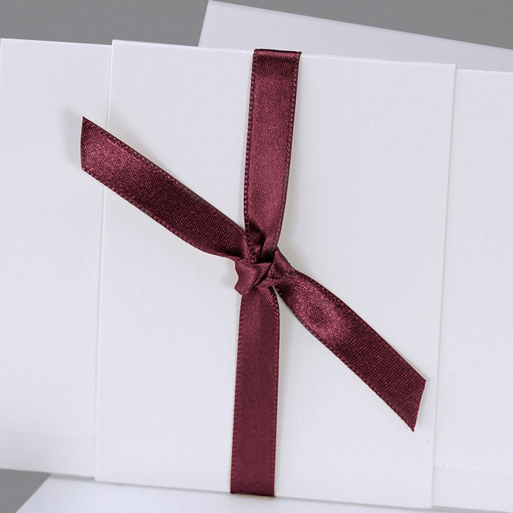 Satinband Bordeaux 90 cm