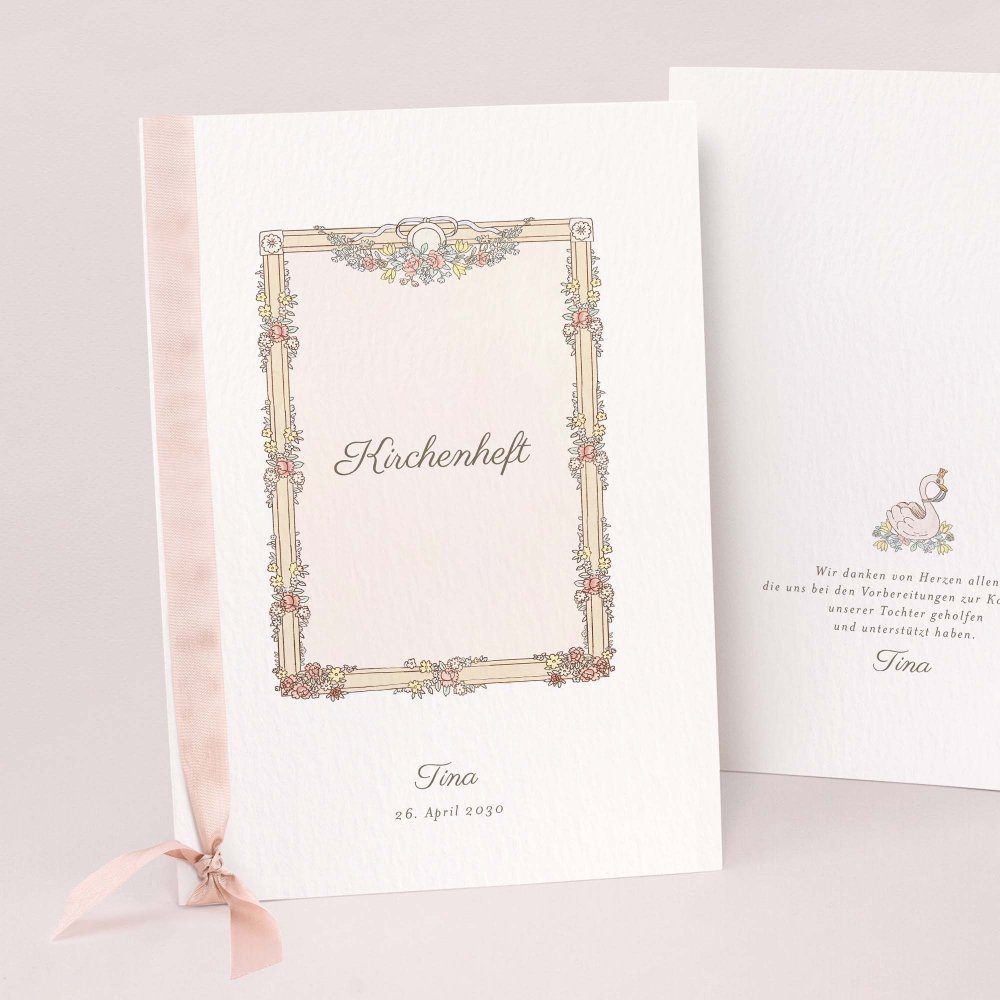 Mein erstes Porträt - rosa