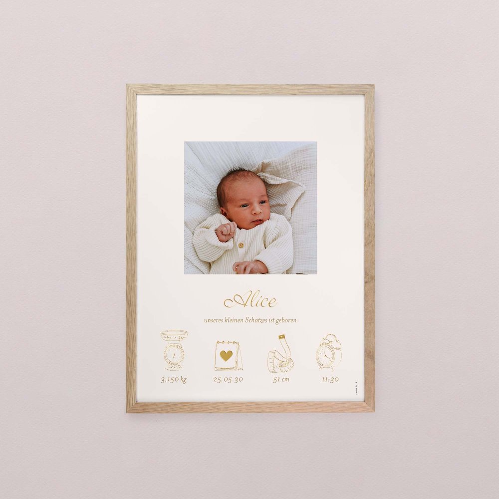 Fotostreifen - Gold