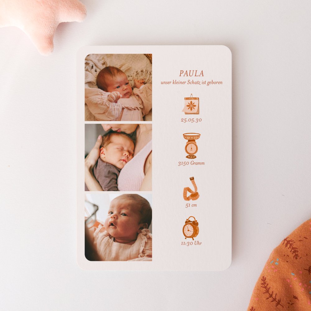 Fotostreifen-Terrakotta