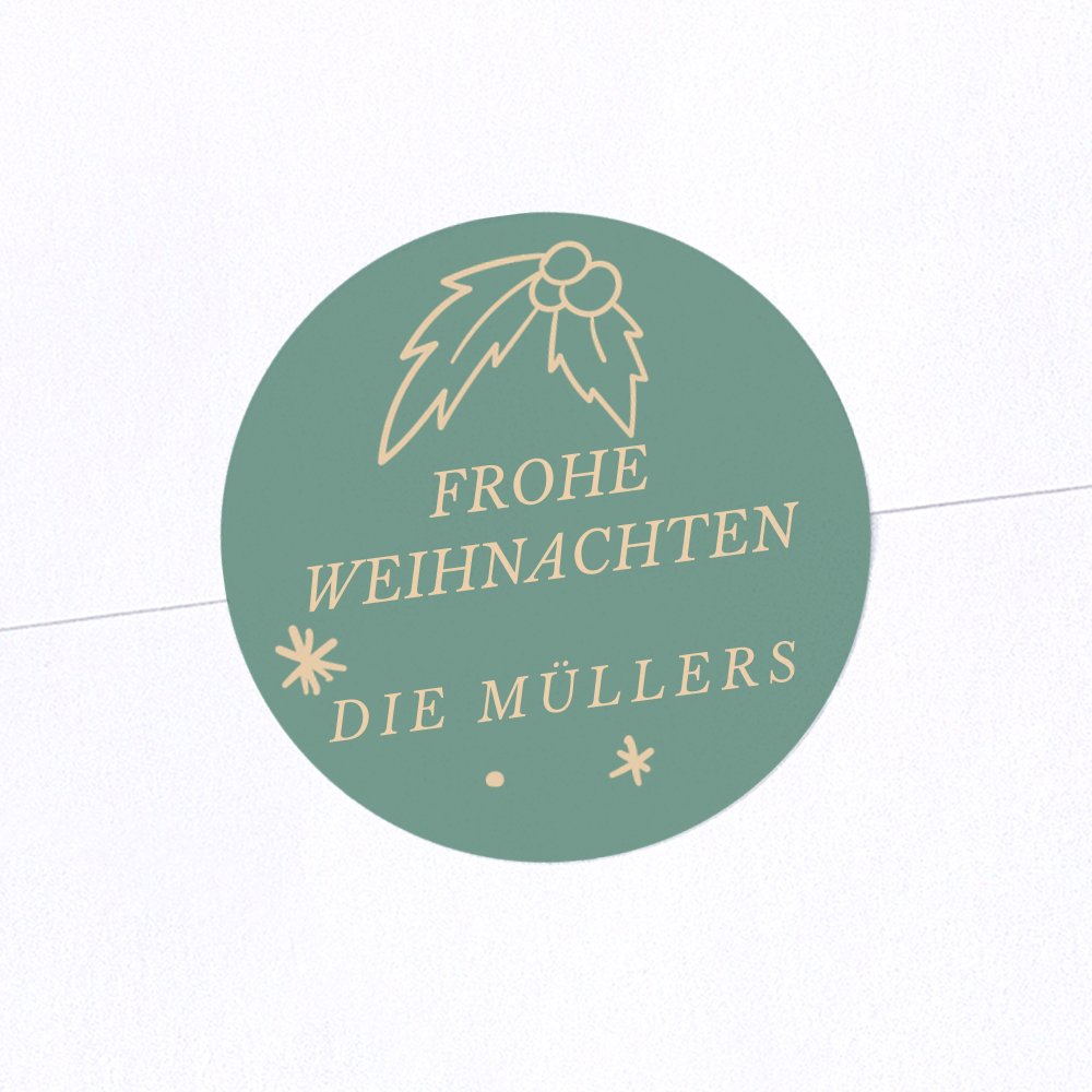 Smaragdgrüner Weihnachtsbaum