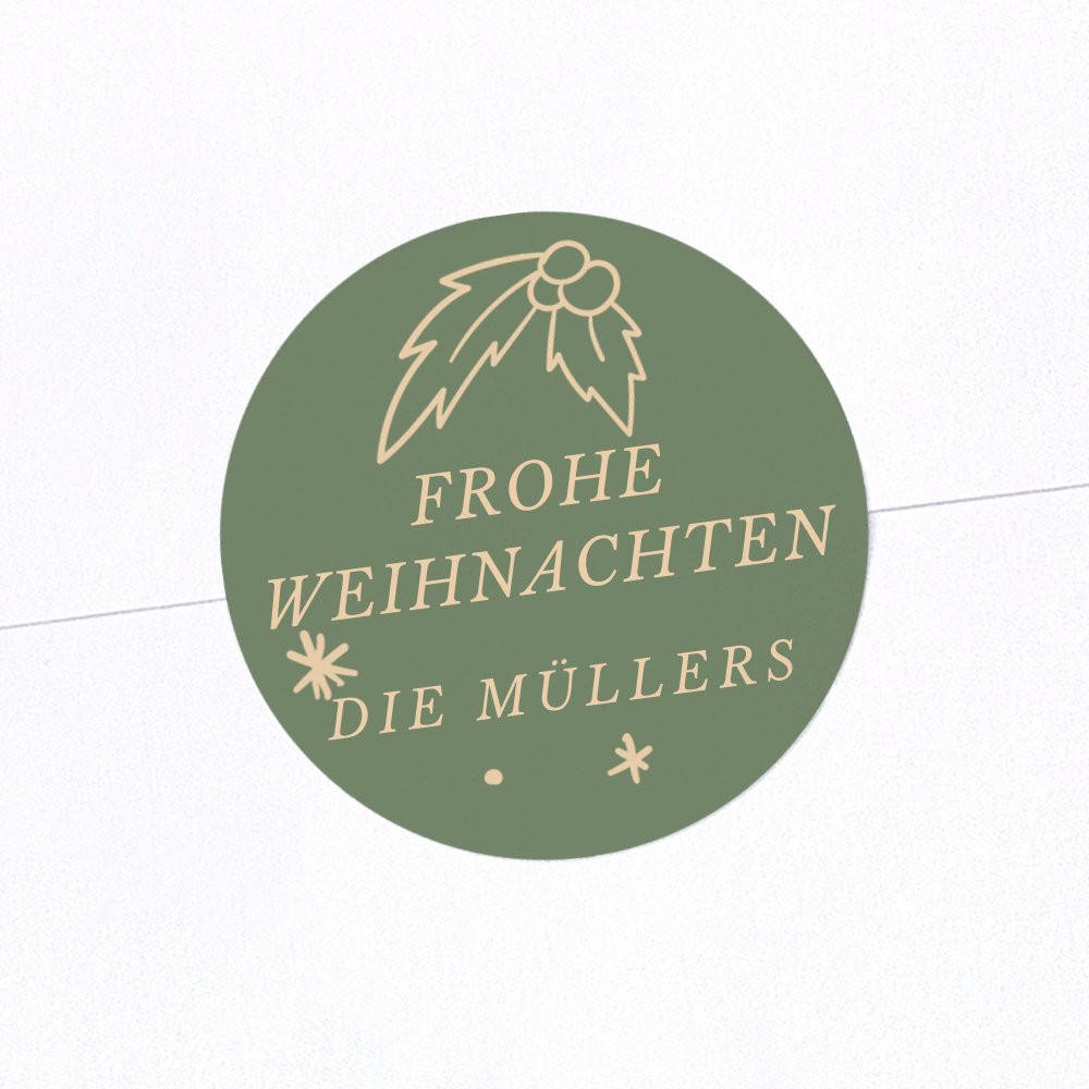 Tiefgrüner Weihnachtsbaum