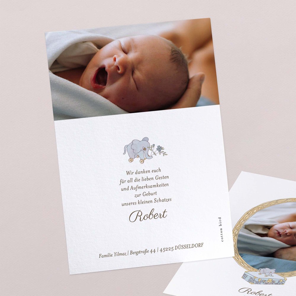 Mein erstes Porträt - blau