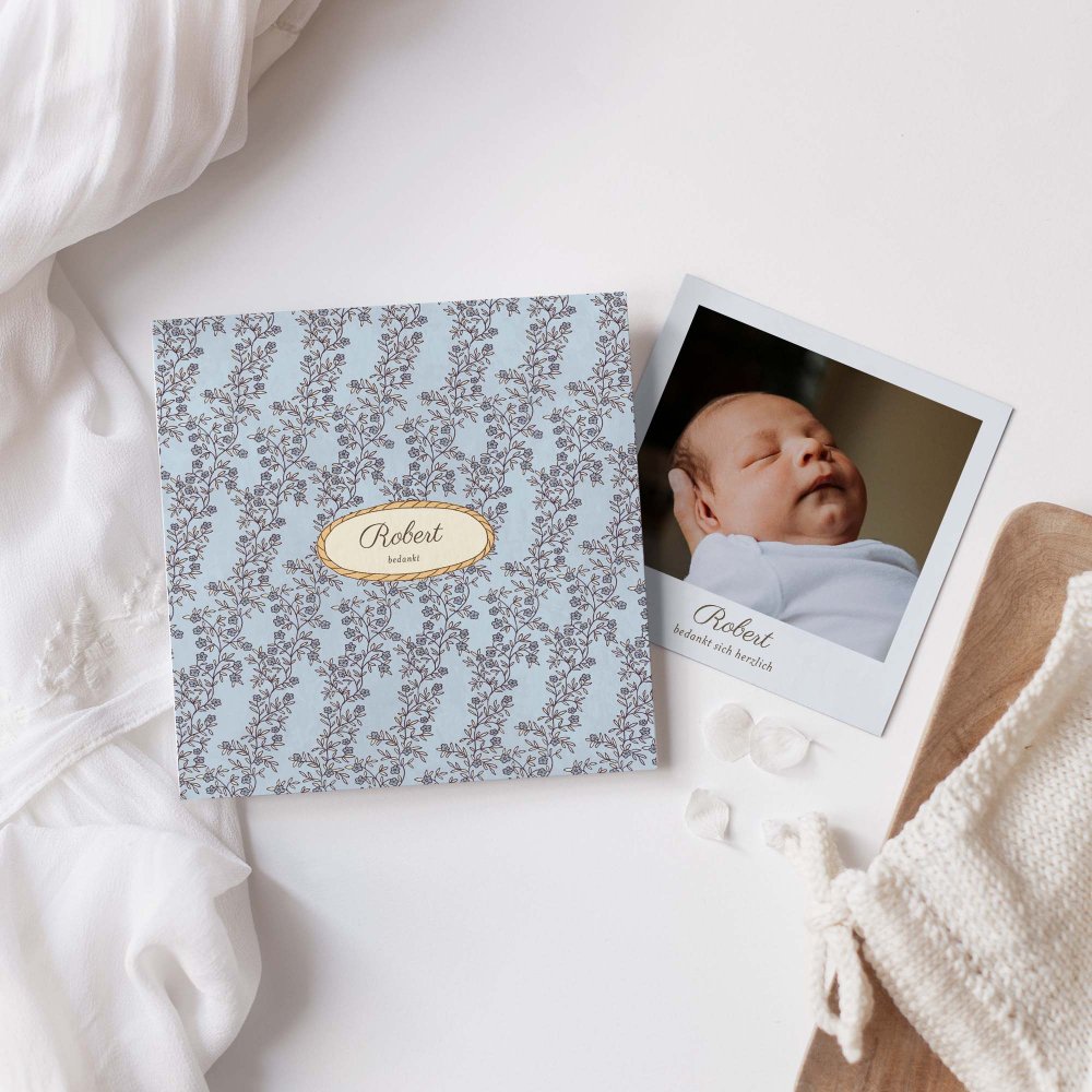 Mein erstes Porträt - blau