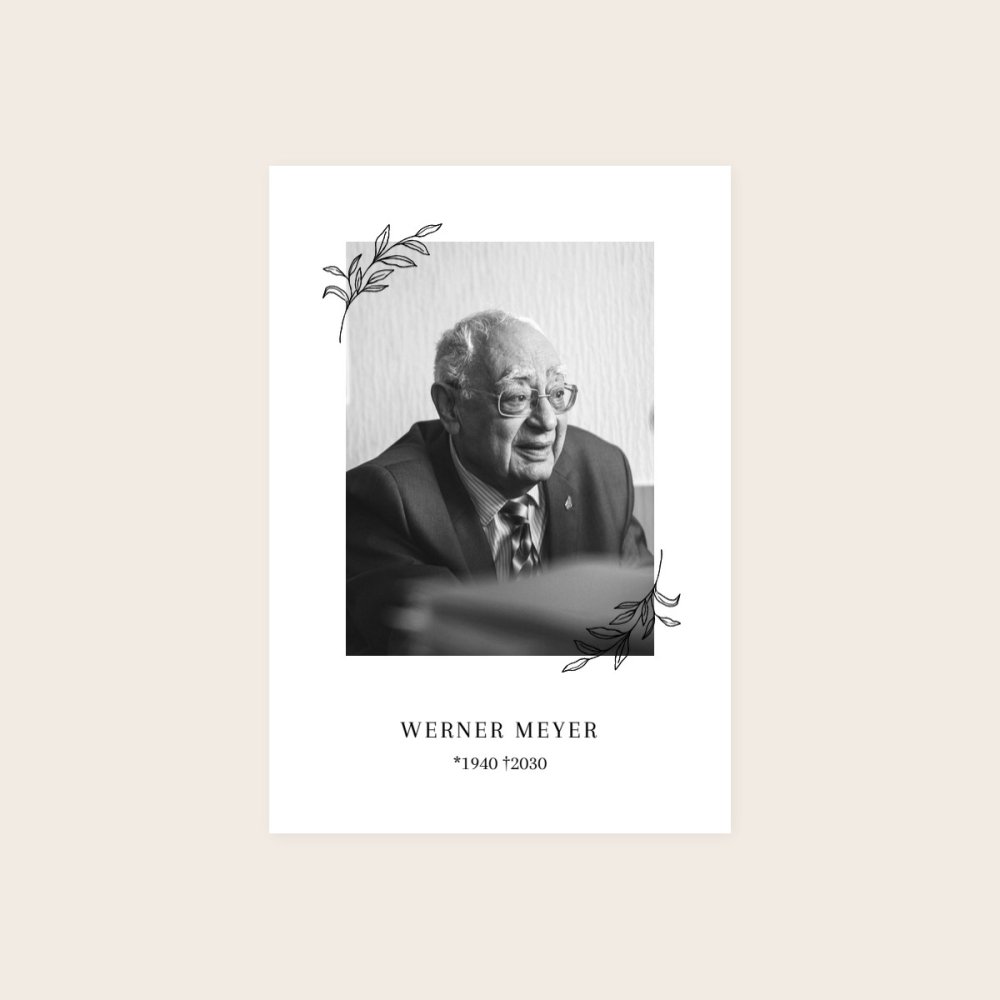 Minimalistischer Zweig