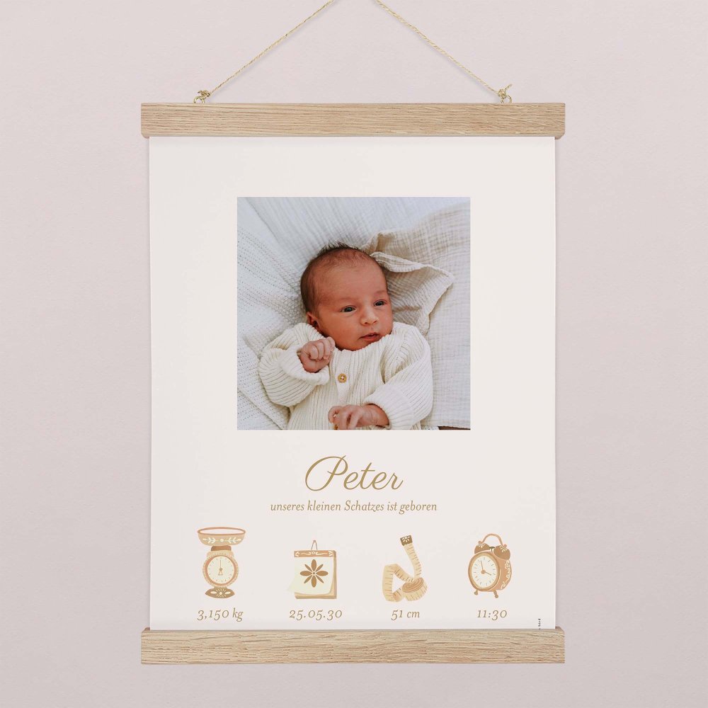 Fotostreifen - ocker