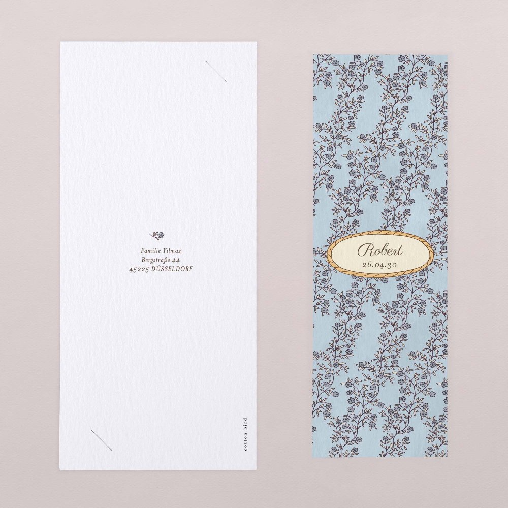 Mein erstes Porträt - blau