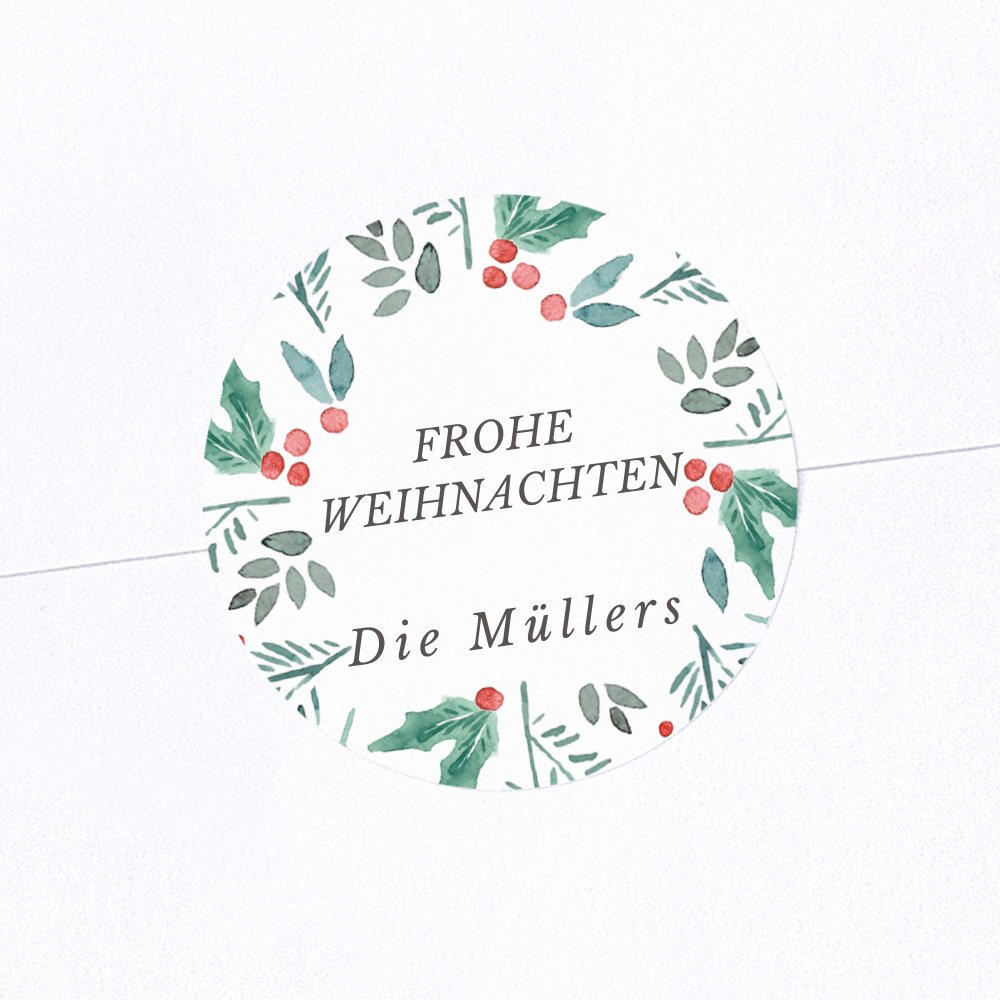 Aquarell Schneeflocke