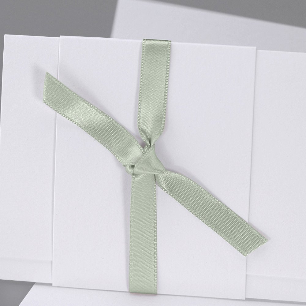 Satinband Mandelgrün 90 cm