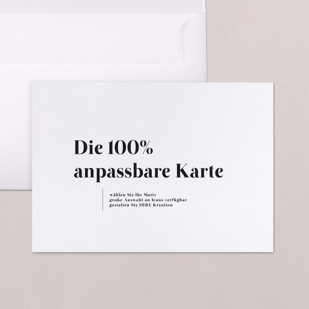 100% anpassbare Karte