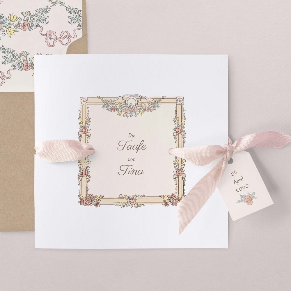 Mein erstes Porträt - rosa