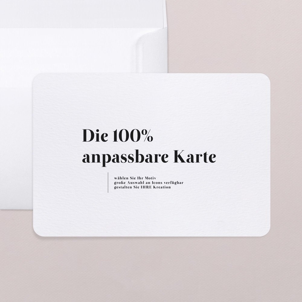 100% anpassbare Karte