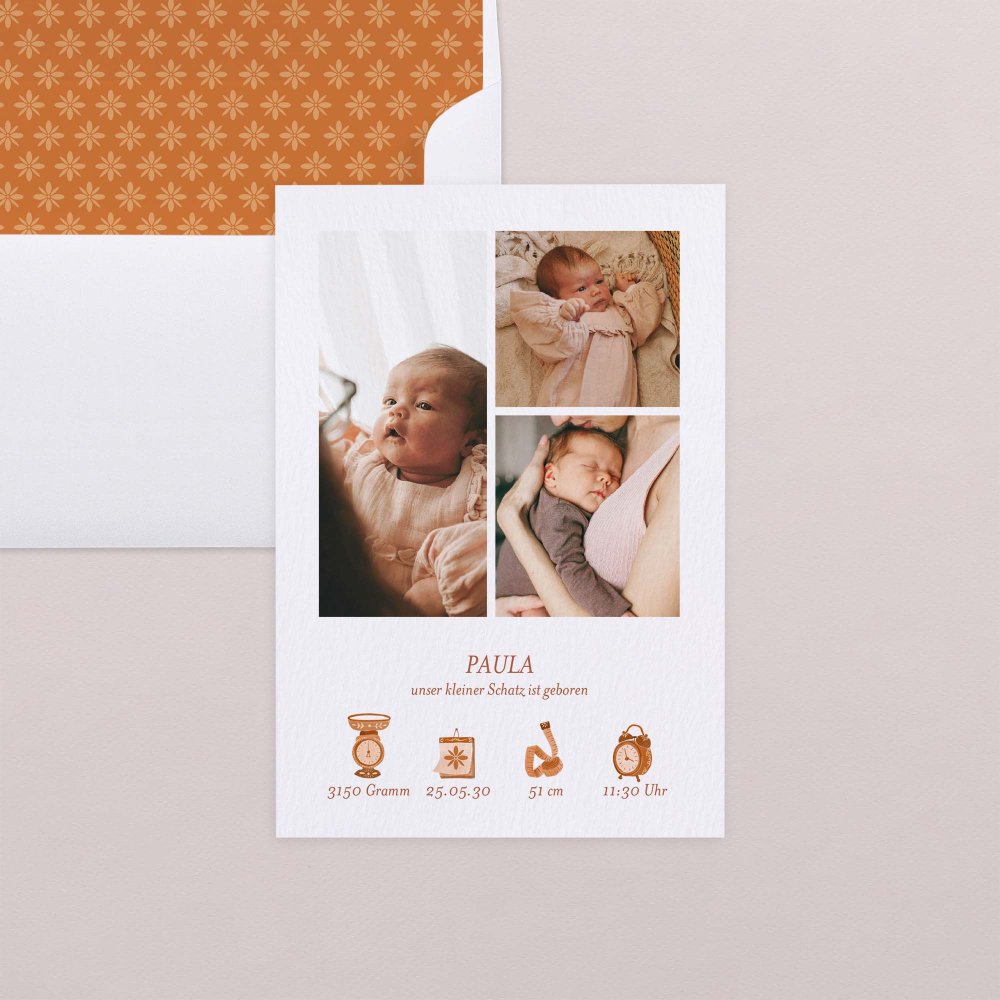 Fotostreifen-Terrakotta